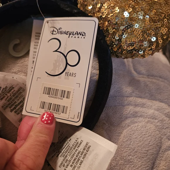 Rare 30th Anniversary Disney Park Ears Authentic - Picture 8 of 10